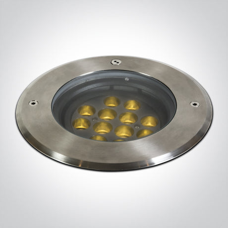 69074C/W SS316L IP67 INGRUND ADJUSTABLE 12x1,5W WW 36° 230V