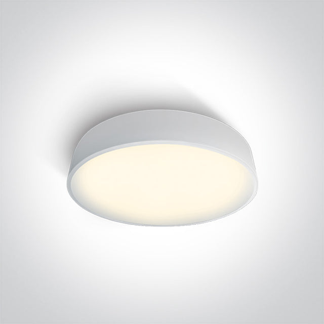 62125D/W/V WEISS PLAFO LED 25W CCTV IP20 230V