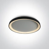 62148L/B/V SCHWARZ PLAFO LED 48W CCTV IP20 230V DIMMBAR