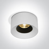 10107A/W/W WEISS LED 7W 38° WW 230V