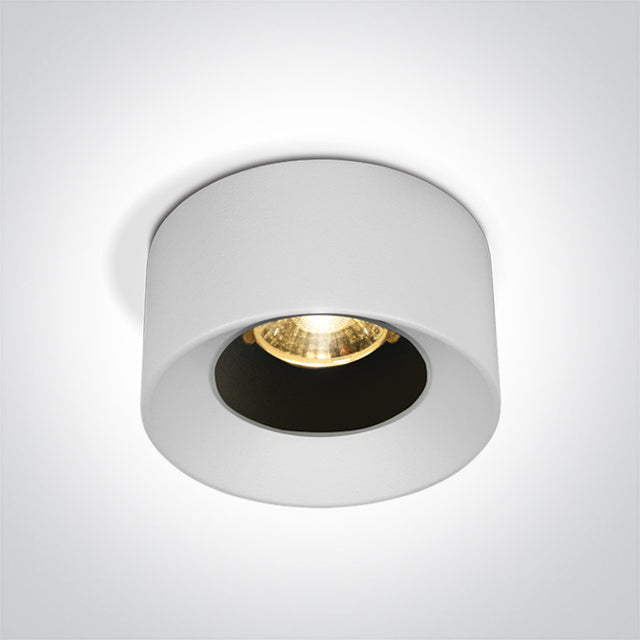 10112A/W/W WEISS LED 12W 38° WW 230V