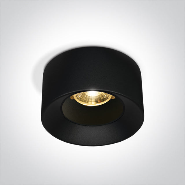 10112A/B/W SCHWARZ LED 12W 38° WW 230V