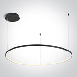 63150/B/W SCHWARZ RING 100cm 48W WW IP20 230V DIMMBAR