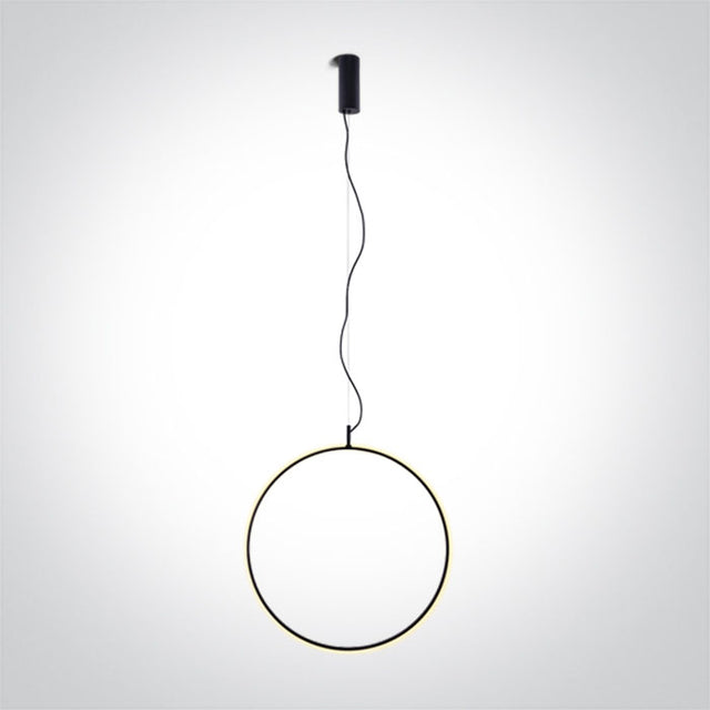 63152A/B/W SCHWARZ RING 40cm 20W WW IP20 230V DIMMBAR