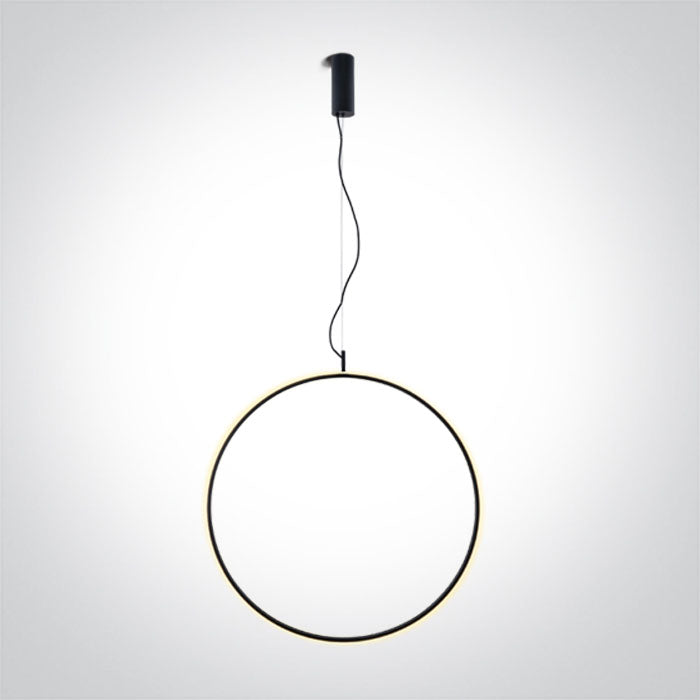 63152B/B/W SCHWARZ RING 60cm 30W WW IP20 230V DIMMBAR