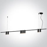 63146B/B SCHWARZ PENDANT GU10 7x7W IP20 100-240V
