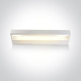 38010A/W/V WEISS WALL LIGHT CCTV 12W IP20 230V