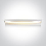 38010B/W/V WEISS WALL LIGHT CCTV 23W IP20 230V