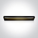 38010B/B/V SCHWARZ WALL LIGHT CCTV 23W IP20 230V
