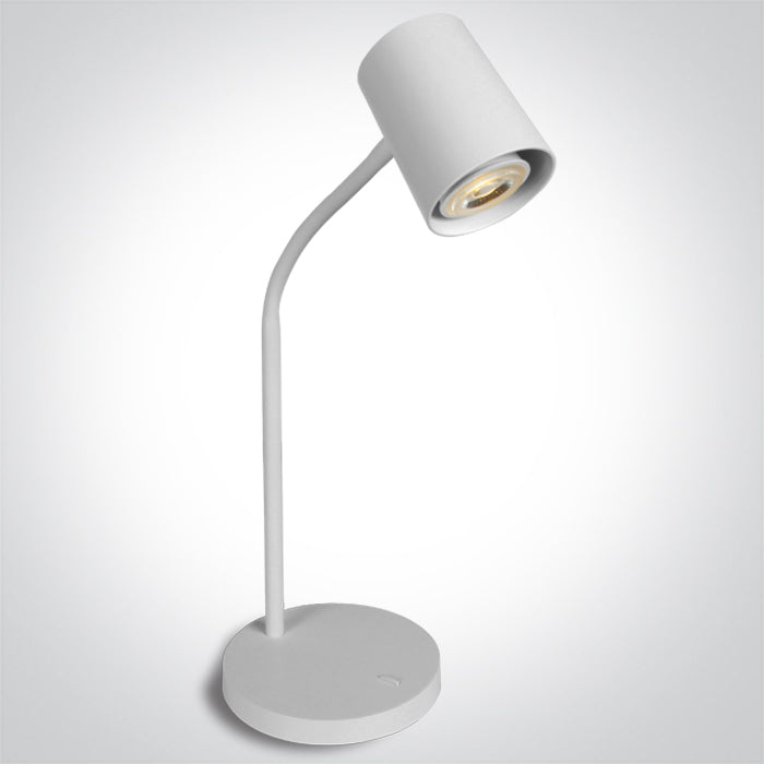 61110A/W WEISS TISCHLAMPE GU10 10W EU PLUG