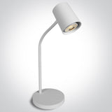 61110A/W WEISS TISCHLAMPE GU10 10W EU PLUG