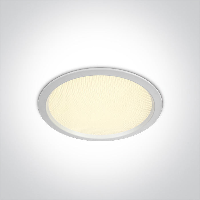 10124U/W/V WEISS SMD UGR19 24W CCTV IP44 230V