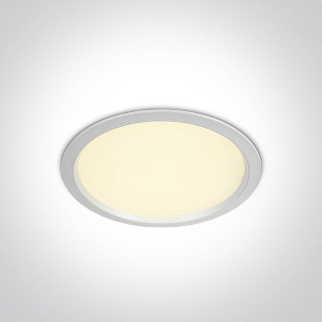 10124U/W/V WEISS SMD UGR19 24W CCTV IP44 230V