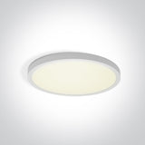 62006/W/V WEISS PLAFO 18W CCTV IP20 230V