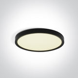 62006/B/V SCHWARZ PLAFO 18W CCTV IP20 230V