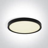 62006A/B/V SCHWARZ PLAFO 24W CCTV IP20 230V