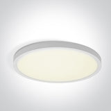 62006C/W/V WEISS PLAFO 40W CCTV IP20 230V