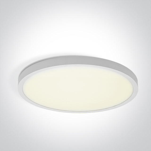 62006C/W/V WEISS PLAFO 40W CCTV IP20 230V