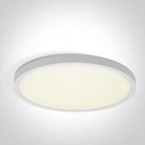 62006D/W/V WEISS PLAFO 50W CCTV IP20 230V