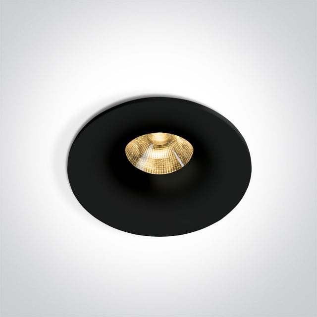 10107DB/B/W SCHWARZ 6,5W WW IP65 700mA DARK LIGHT