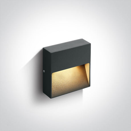 67359A/AN/V ANTHRACI WANDLEUCHTE 3W CCTV IP65 DARKLIGHT 230V