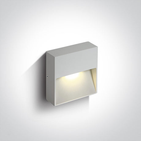 67359A/W/V WEIß WANDLEUCHTE 3W CCTV IP65 DARK LIGHT 230V