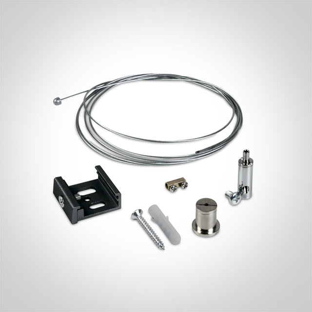 41026R/B SCHWARZ ADJUSTABLE ABHÄNGESET 2m WIRE
