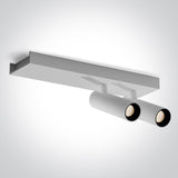 65004B/W/W WEISS 2x5W WW IP20 230V