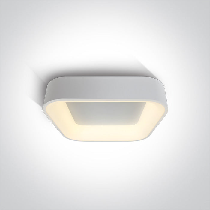 62132NA/W/V WEISS SQUARE PLAFO LED 38W CCTV IP20 230V DIM