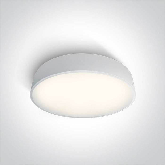 62150D/W/V WEISS PLAFO LED 50W CCTV IP20 230V