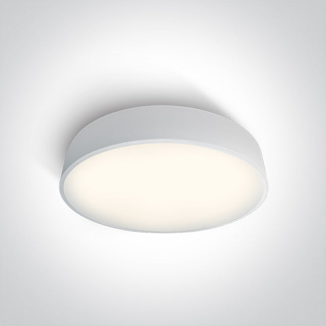 62150D/W/V WEISS PLAFO LED 50W CCTV IP20 230V