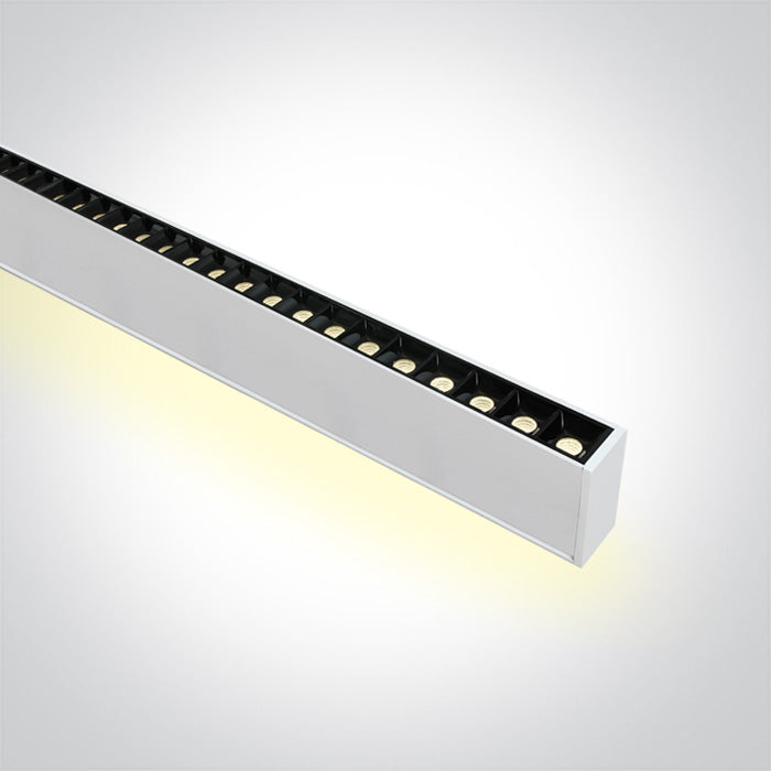 38150BU/W/V WEISS 48x SPOTS 40W 34° UGR17 + UPLIGHT 20W 120°
