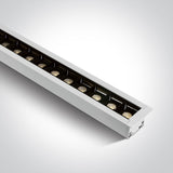 38145BR/W/V WEISS EINBAU 48 SPOTS LED 40W 34° CCTV PV LINEAR