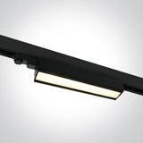 65026T/B/V SCHWARZ 40W CCTV TRACK LIGHT ADJUSTABLE 230V