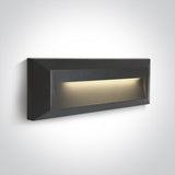 67388C/AN/V ANTHRACITE WALL LIGHT 2W CCTV DARK LIGHT IP65