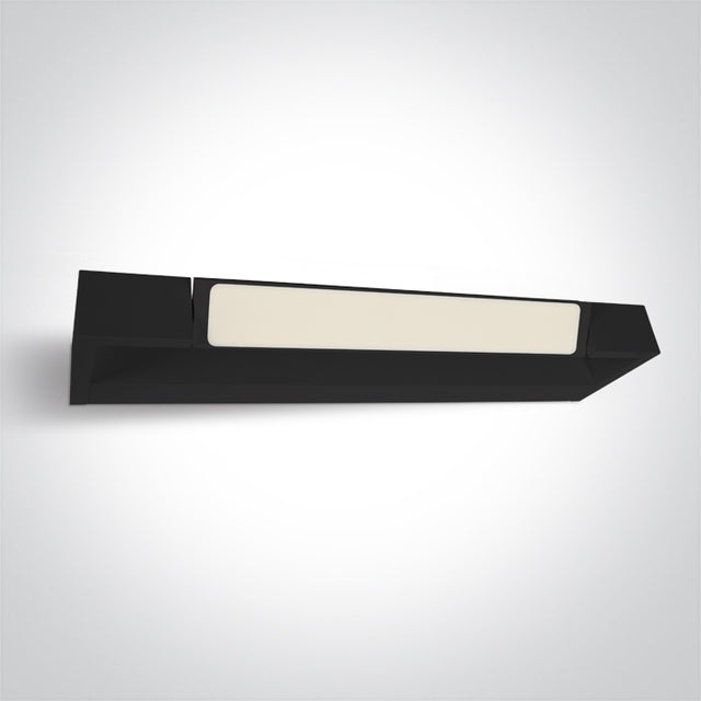 38112C/B/V SCHWARZ BATHROOM / WALL LIGHT 12W CCTV IP44 230V