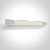 38112C/W/V WEISS BATHROOM / WALL LIGHT 12W CCTV IP44 230V