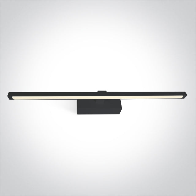 38114T/B/V SCHWARZ BATHROOM / WALL LIGHT 14W CCTV IP44 230V