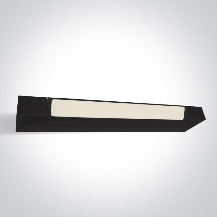 38118C/B/V SCHWARZ BATHROOM / WALL LIGHT 18W CCTV IP44 230V