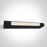 38118C/B/V SCHWARZ BATHROOM / WALL LIGHT 18W CCTV IP44 230V