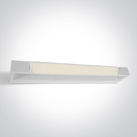 38118C/W/V WEISS BATHROOM / WALL LIGHT 18W CCTV IP44 230V