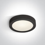 62115F/B/V SCHWARZ PLAFO 15W CCTV IP40 230v