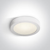62115F/W/V WEISS PLAFO 15W CCTV IP40 230V