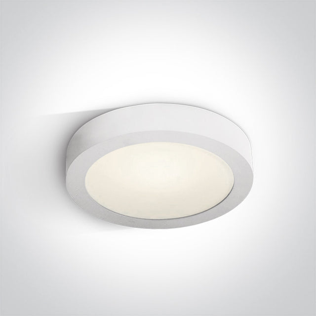 62115F/W/V WEISS PLAFO 15W CCTV IP40 230V