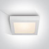 62122F/W/V WEISS PLAFO 22W CCTV IP40 230V