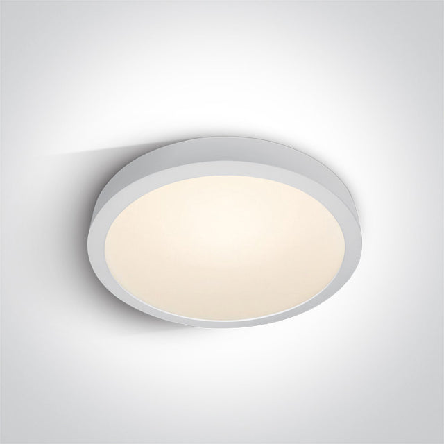 62140F/W/V WEISS PLAFO 40W CCTV IP40 230V