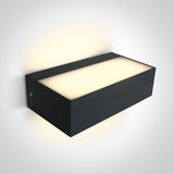 67392/AN/V ANTHRACITE WALL LIGHT 7W CCTV IP65 230V