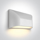 67396/W/V WEISS WALL LIGHT 6W CCTV IP65 230V