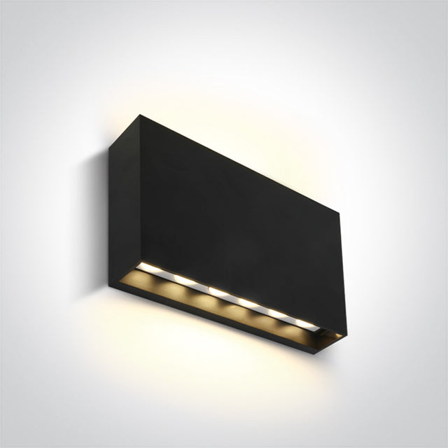 67472/AN/V ANTHRACITE WALL LIGHT 2x6W CCTV IP65 230V