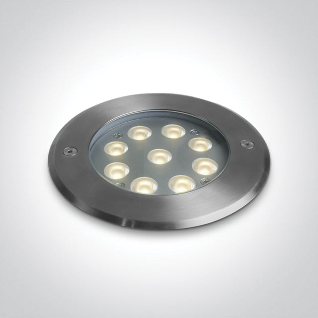 69076C/W SS316L IP67 INGRUND 9x1W WW 24V DC LOW DEPTH